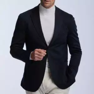 Gianni merino striped tennis blazer jacket Wolbe