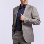 chemise Biella minuit merinos