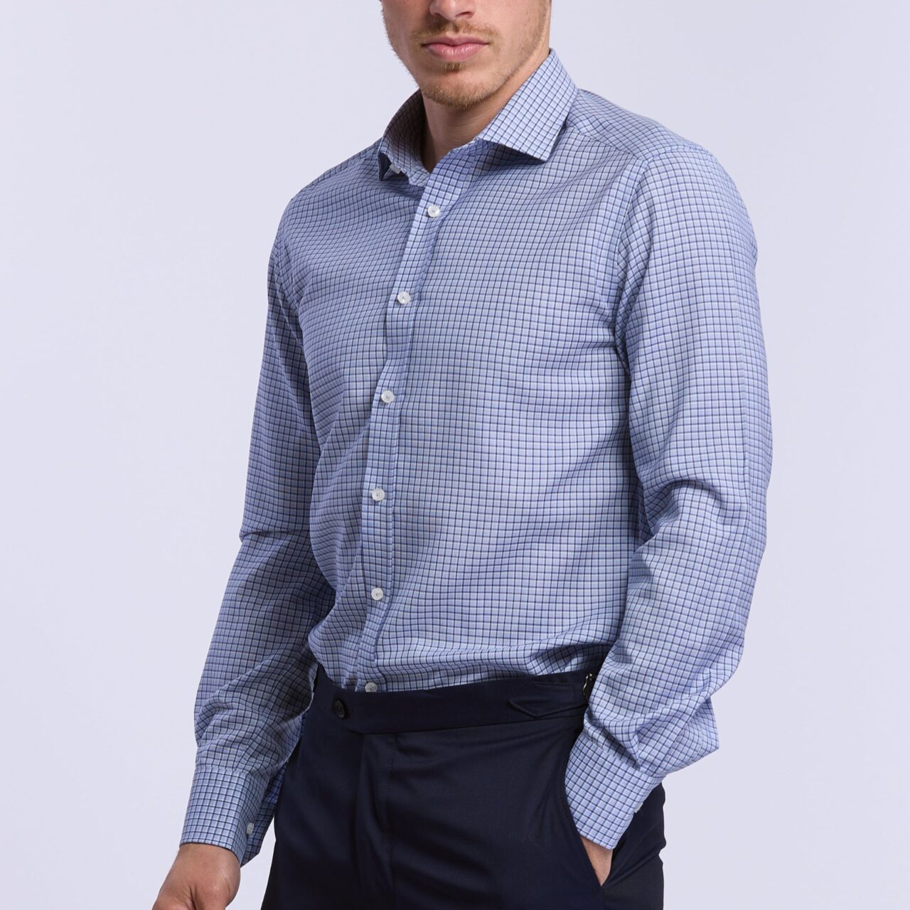chemise Biella carreaux merinos