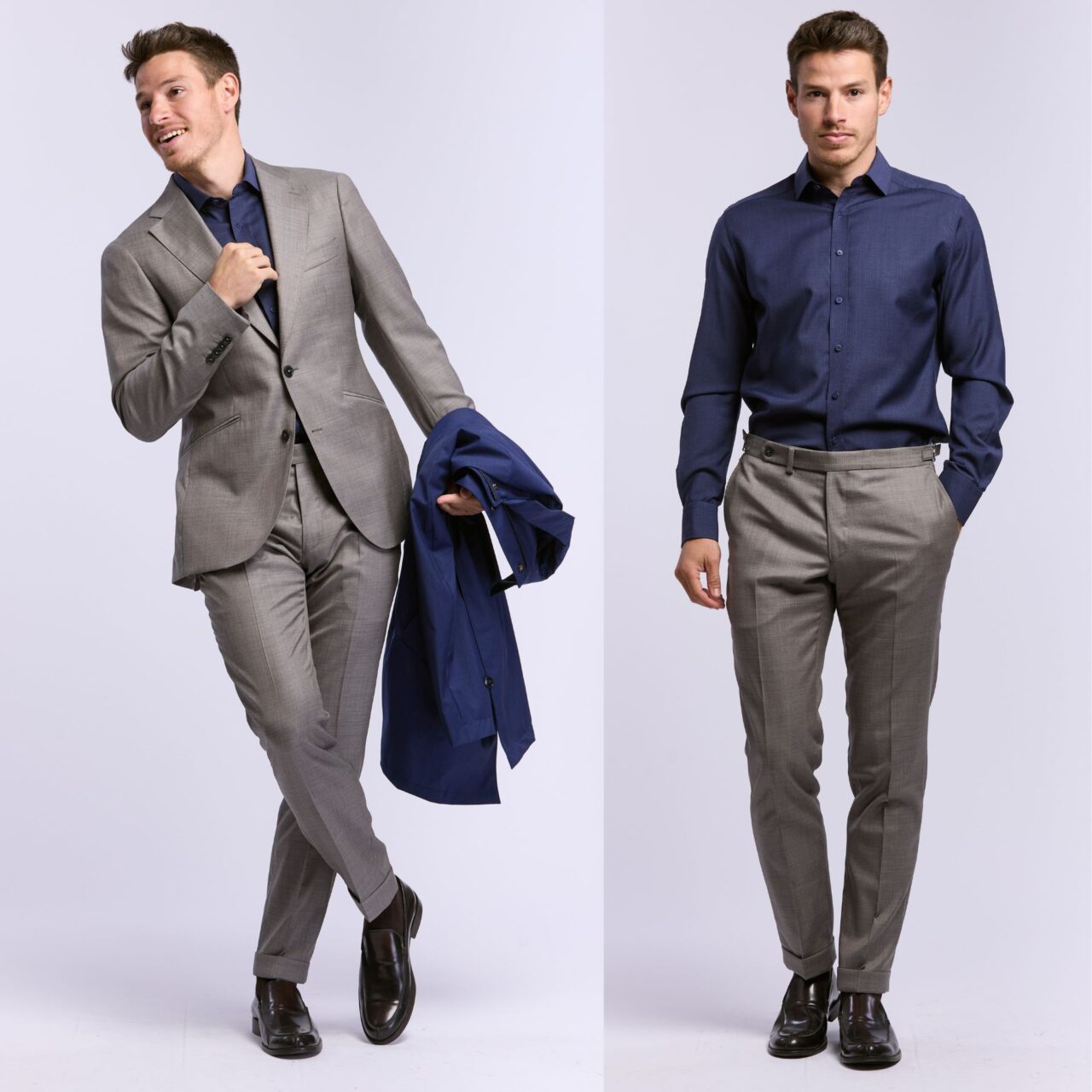 chemise Biella minuit merinos