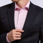 Veste Gianni rayures infroissable