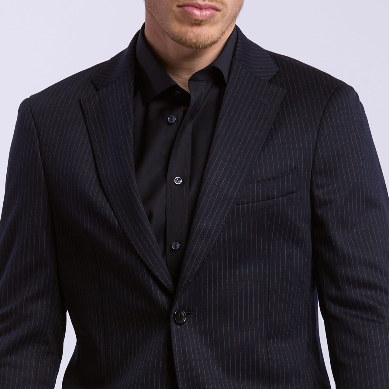 Veste Gianni rayures infroissable