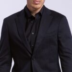 Veste Gianni rayures infroissable