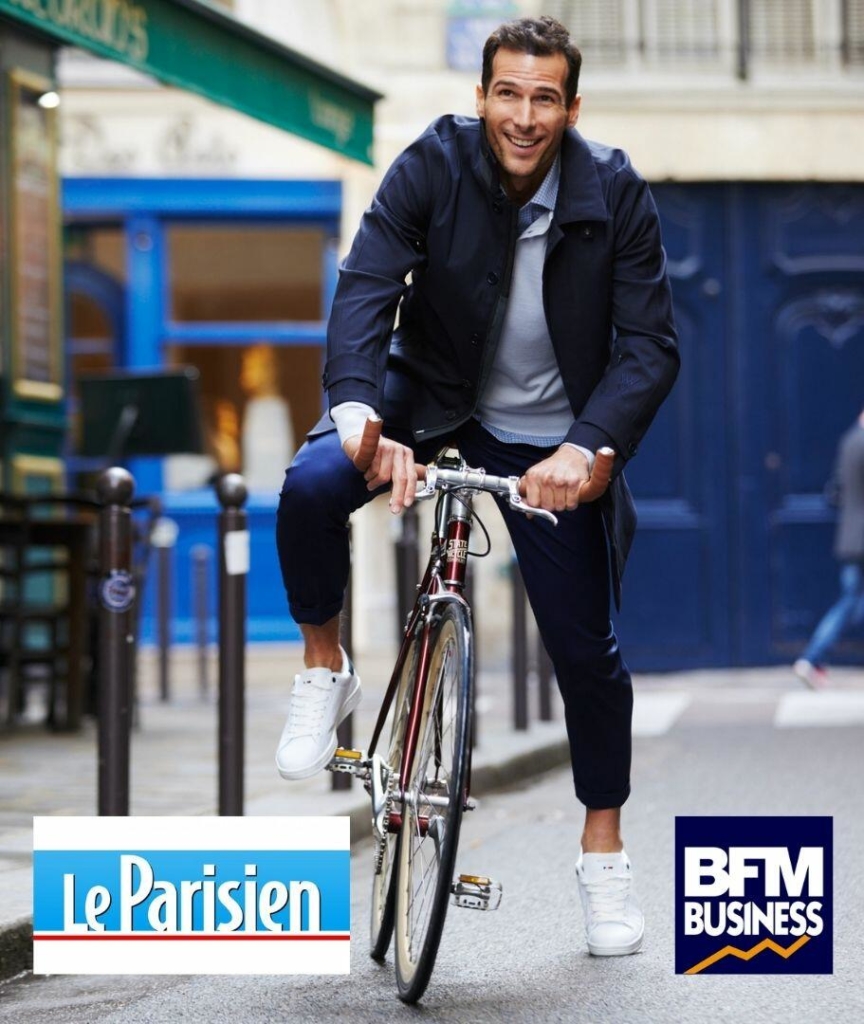 Wolbe et le vélotaf dans Le Parisien et BFM Business