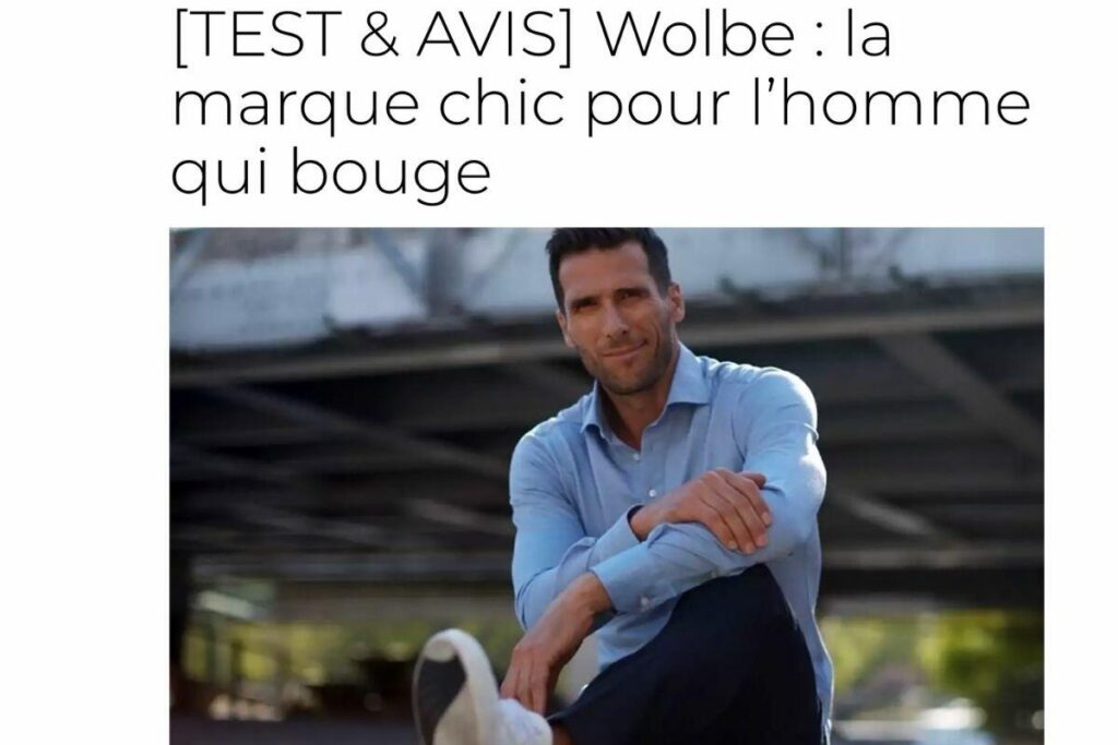 article découverte Wolbe masculin.com