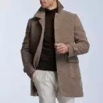 Wolbe baby wool Courchevel coat