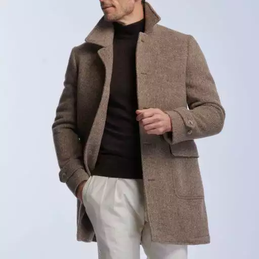 Wolbe baby wool Courchevel coat