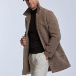 Wolbe baby wool Courchevel coat