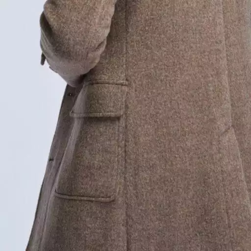 manteau Courchevel en laine de bébé lama Wolbe