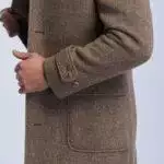 manteau Courchevel en laine de bébé lama Wolbe