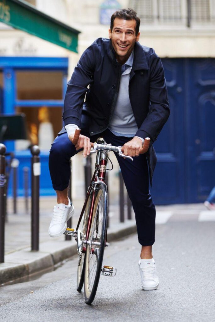 car coat Wolbe à vélo