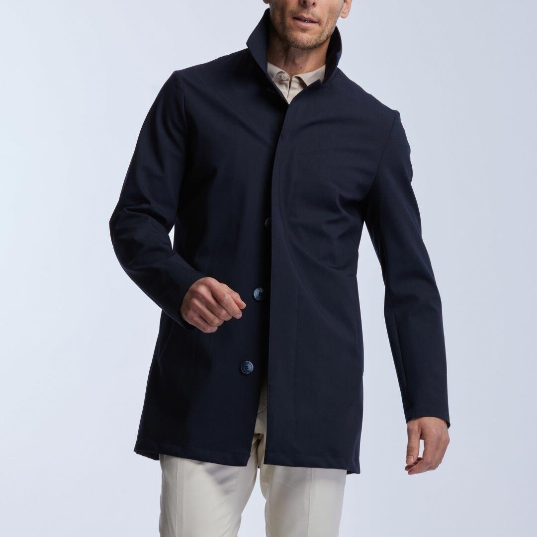 imperméable léger Cassius en laine merinos Storm system de Wolbe