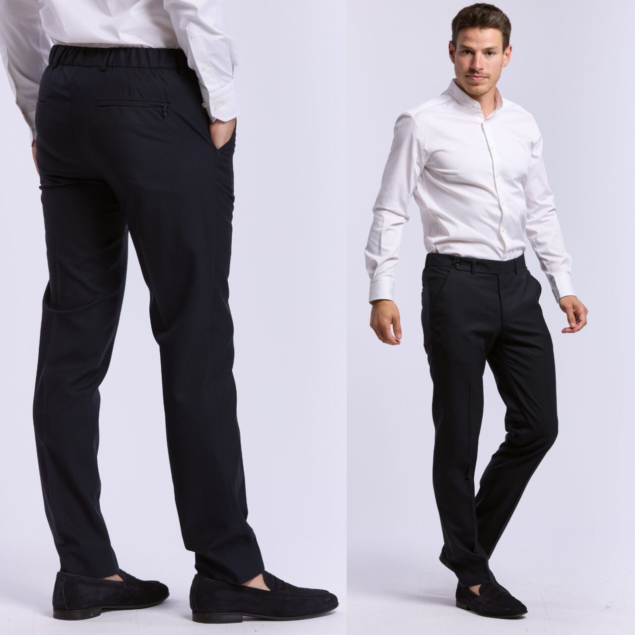 city pant Pegase taille élastique en merinos