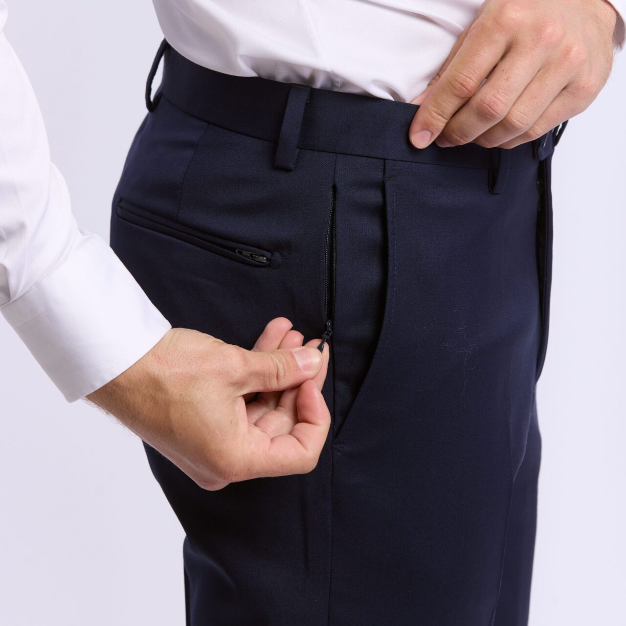 city pant Gaspard en merinos Flex